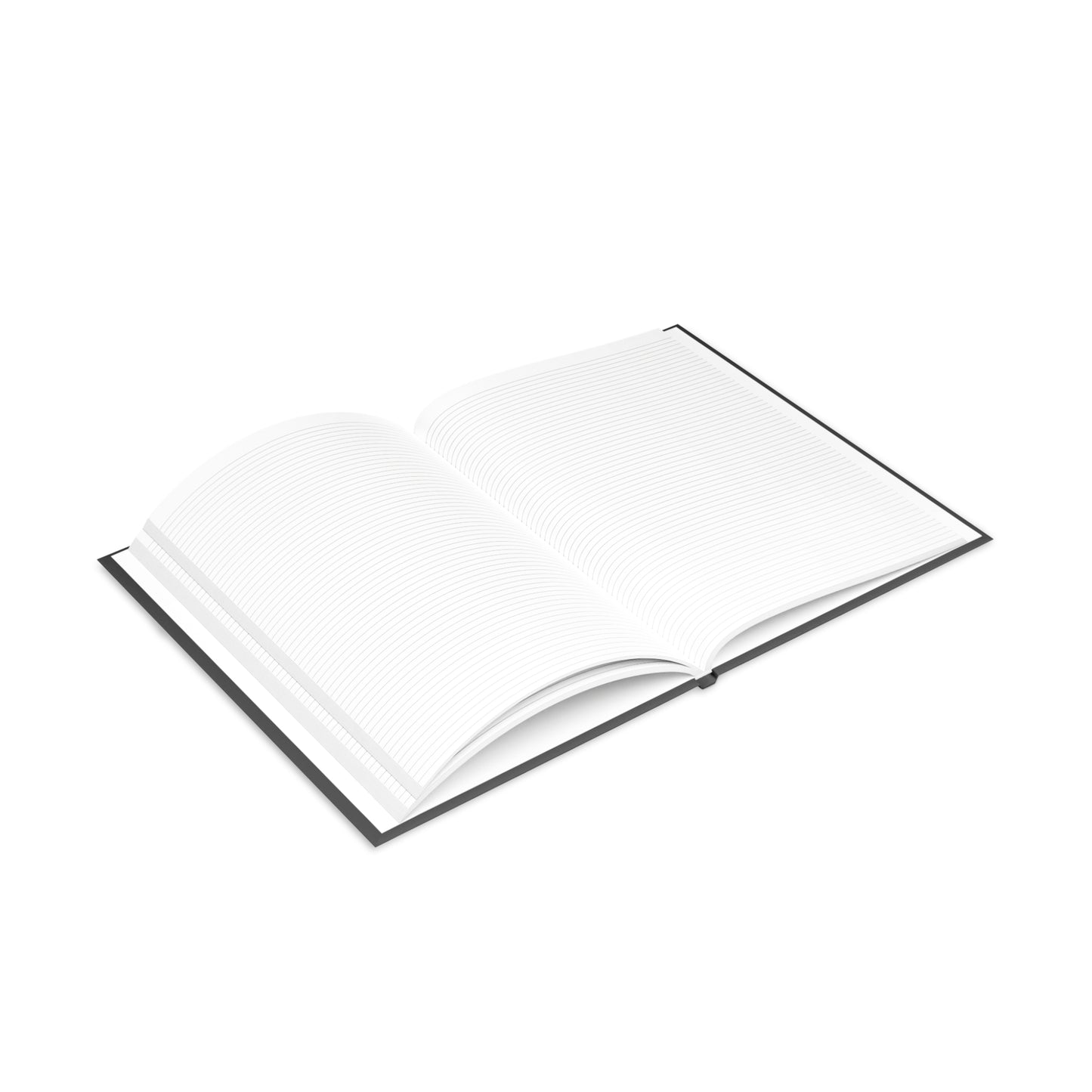 Black Hardcover Notebook with Puffy Covers