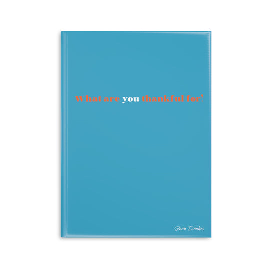 Blue Hardcover Notebook with Puffy Covers